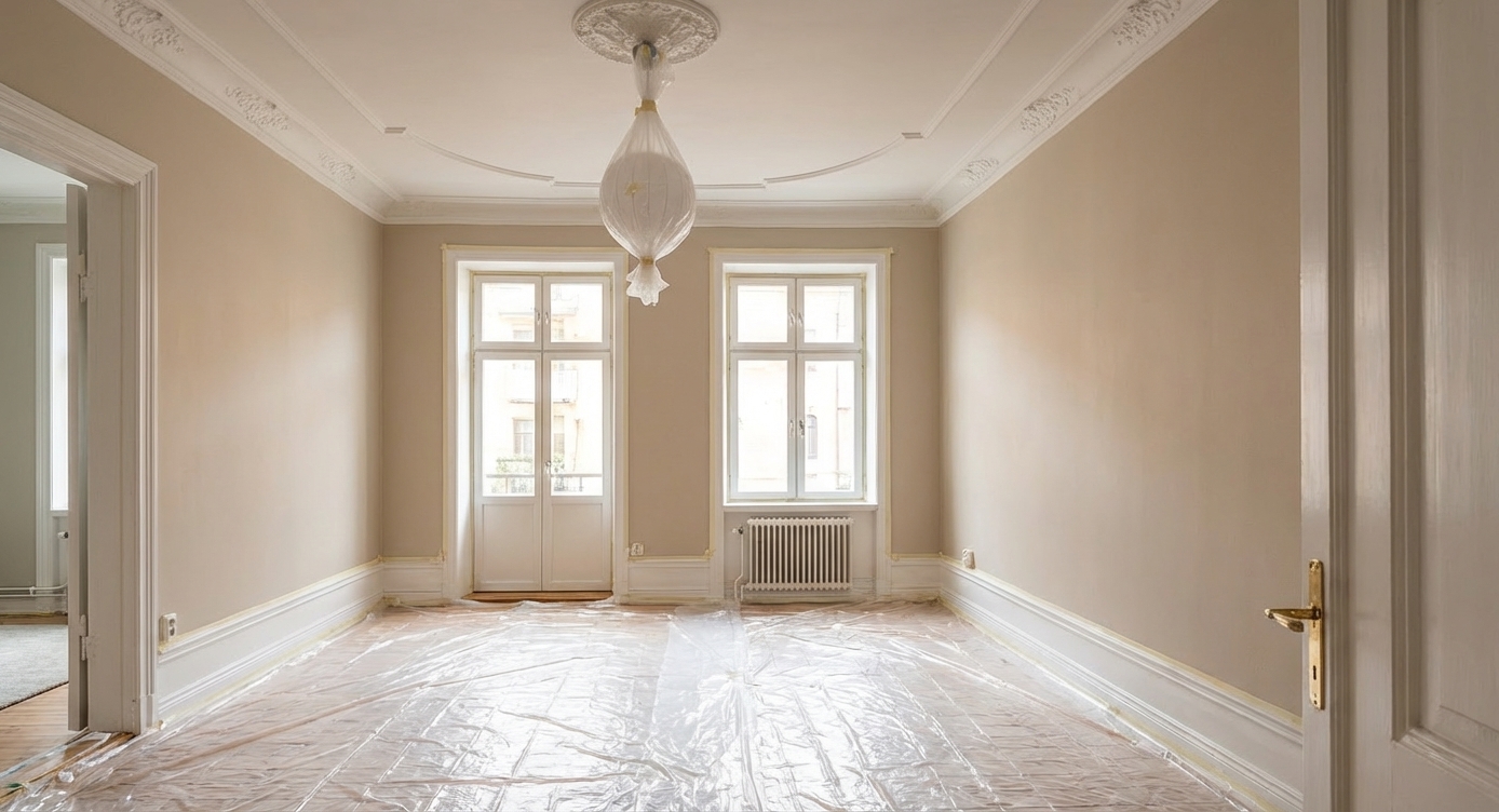 Byt 3+kk Vinohrady - reference malování Praha 2 – Vinohrady