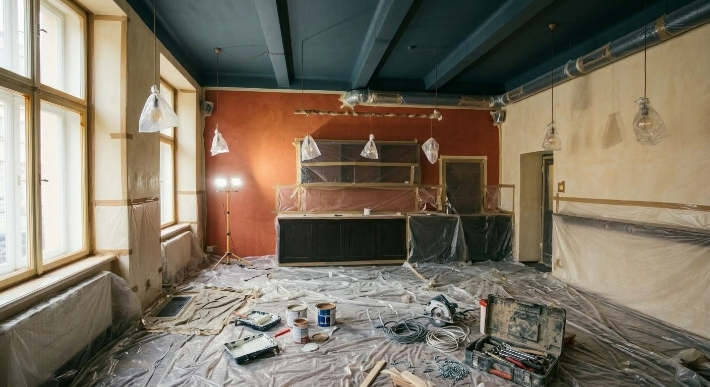 Kavárna Místo, Hradec Králové - fotografie realizace 2