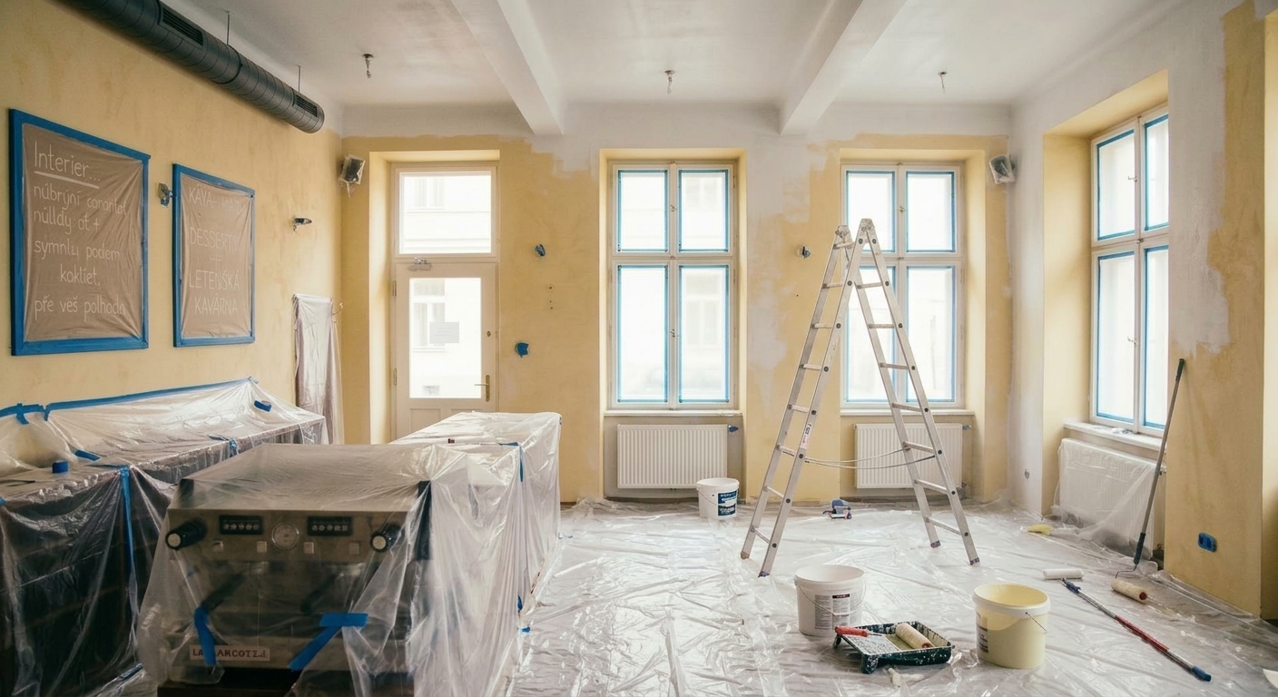 Kavárna Místo, Hradec Králové - fotografie realizace 4